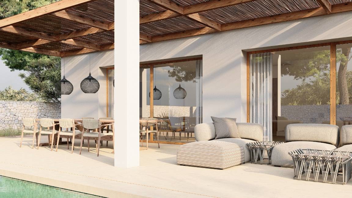 Proyecto obra nueva Casa Mediterránea | Arquitectos en Gandia Moratal Palomino