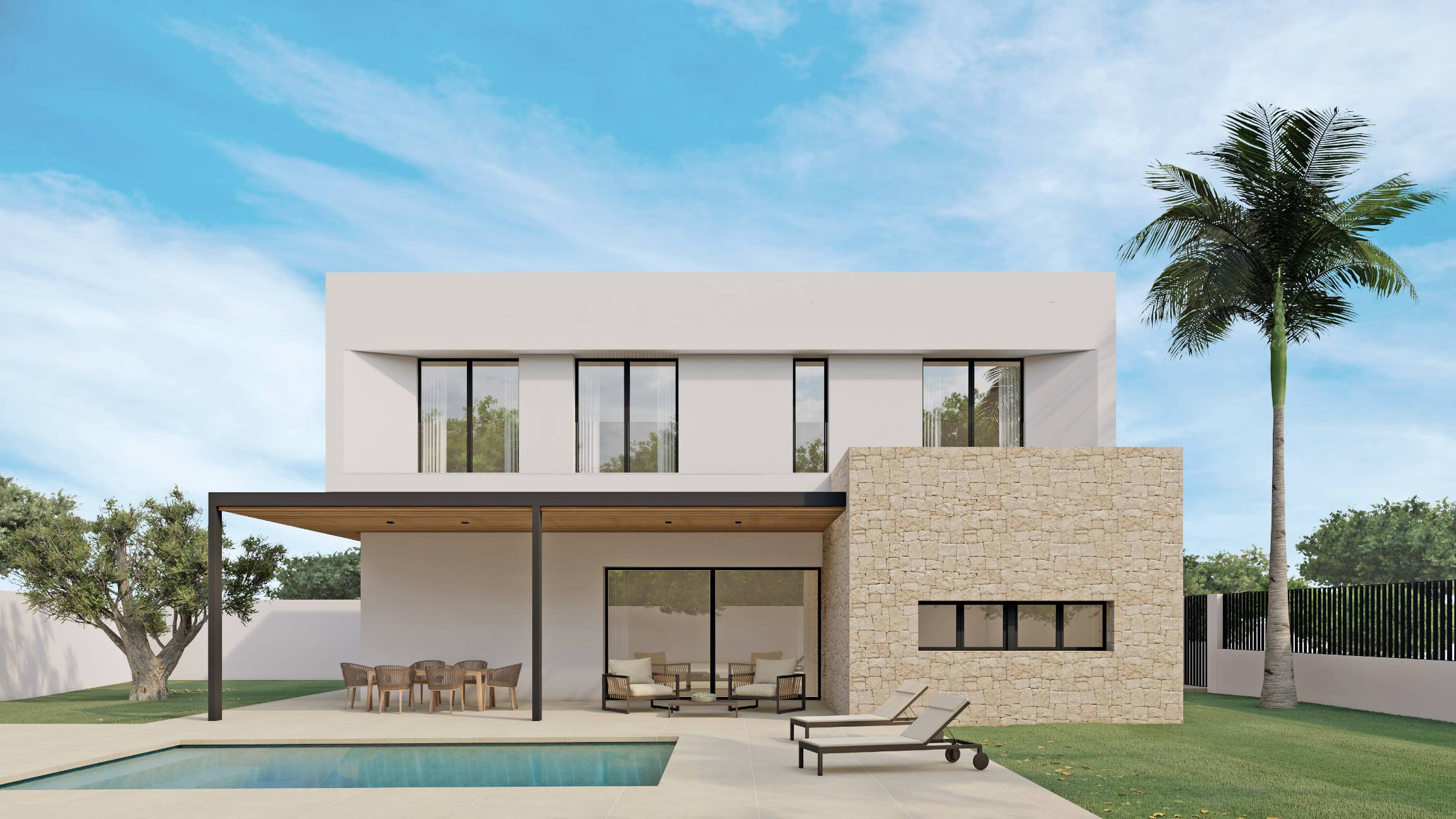 Proyecto obra nueva Casa Tosca | Arquitectos en Gandia Moratal Palomino
