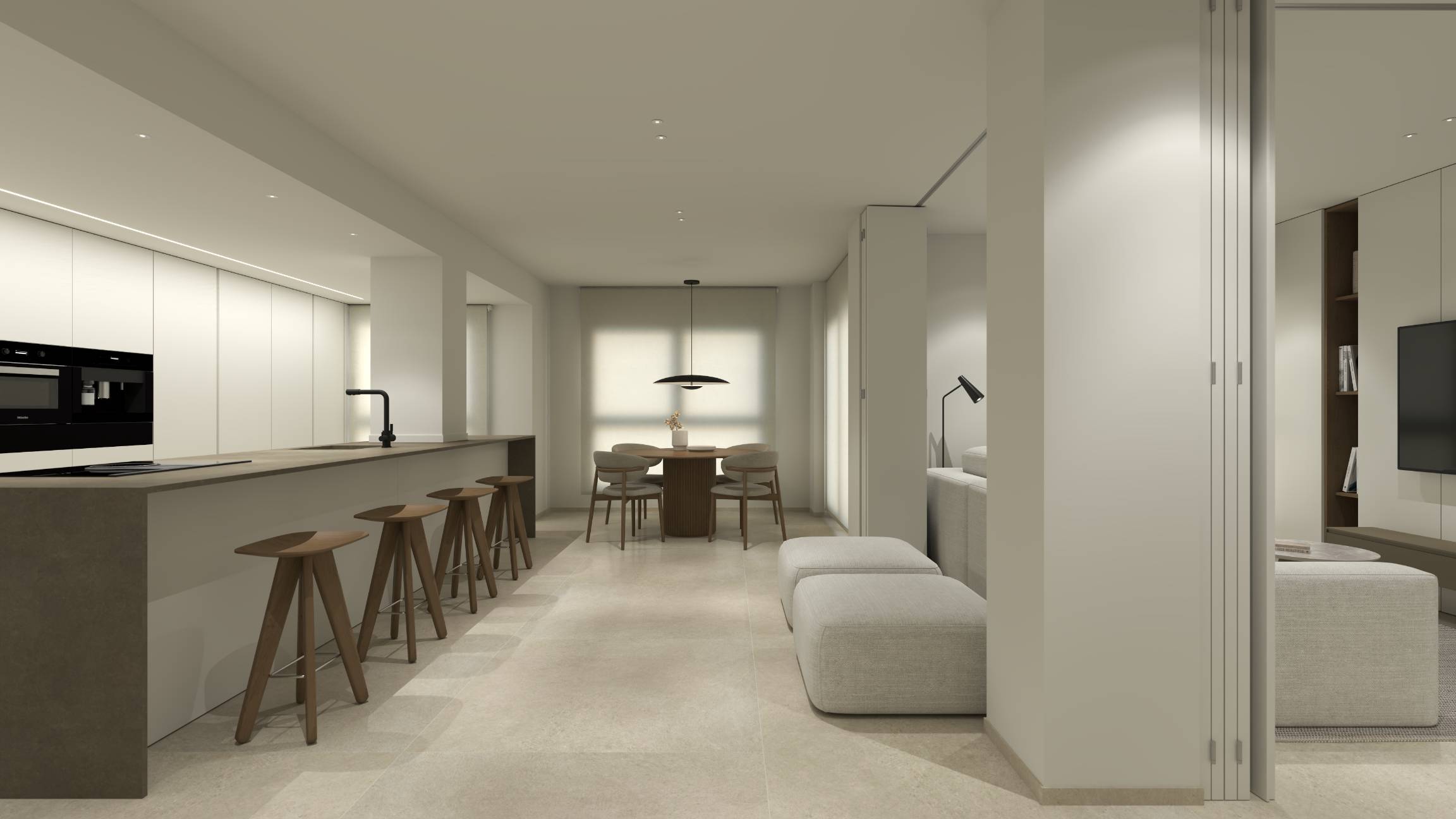 Proyecto reforma integral vivienda Valencia | Arquitectos en Gandia Moratal Palomino